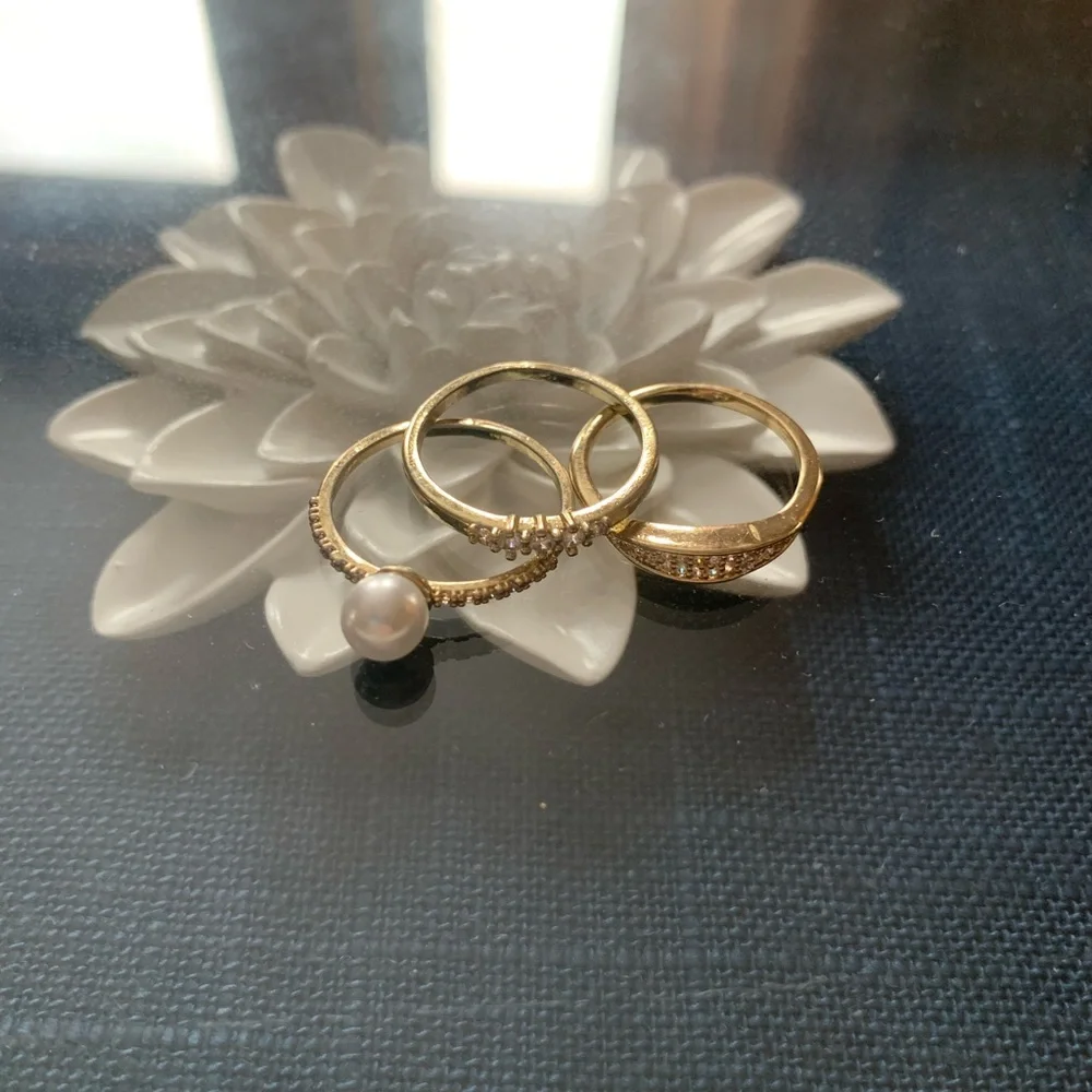 Stackable Ring Set Size 6 - Picture 2 of 3